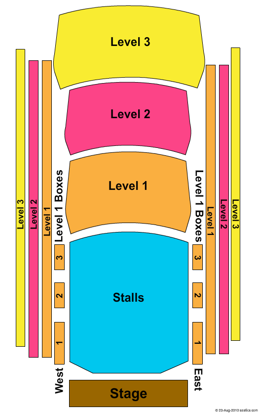 The Sage Sting Seating Chart